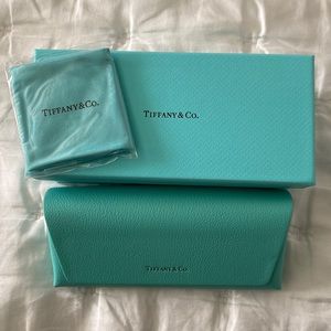 Brand New, Never Used Tiffany Box, Glasses Case & Cleaning Wipe